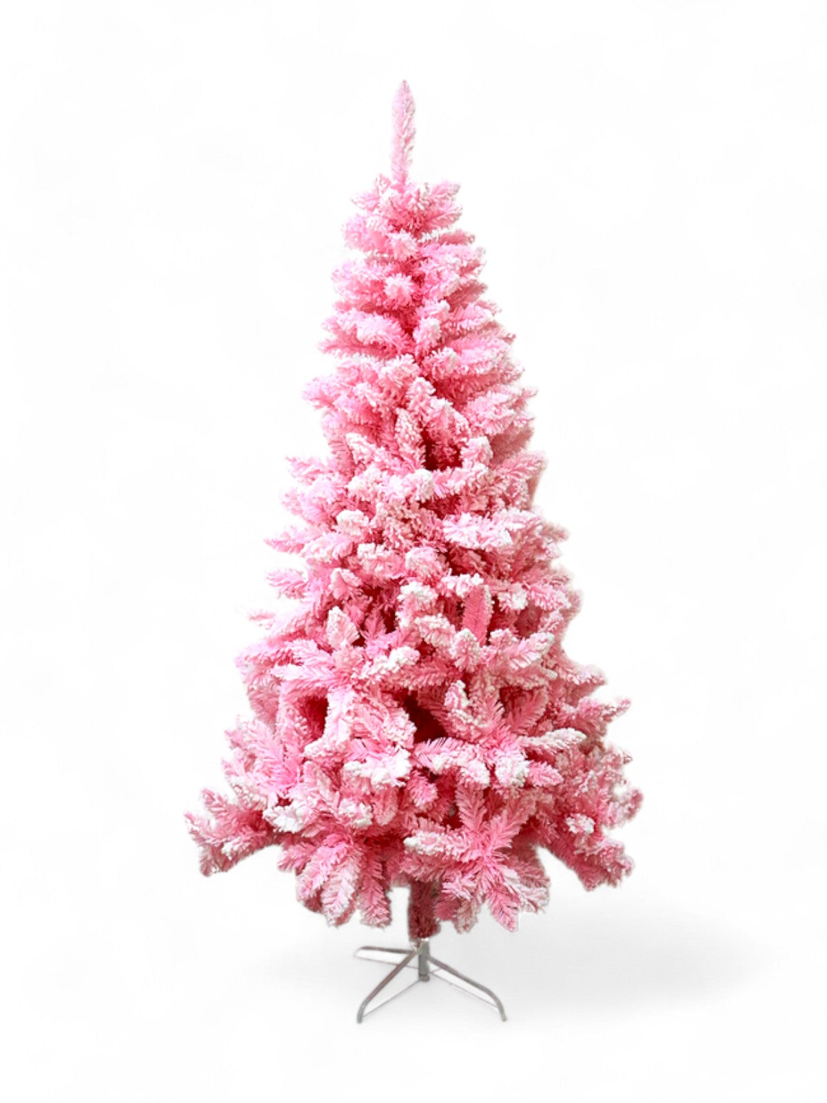 Árvore de Natal Rosa Flocada Pink Heaven 150cm