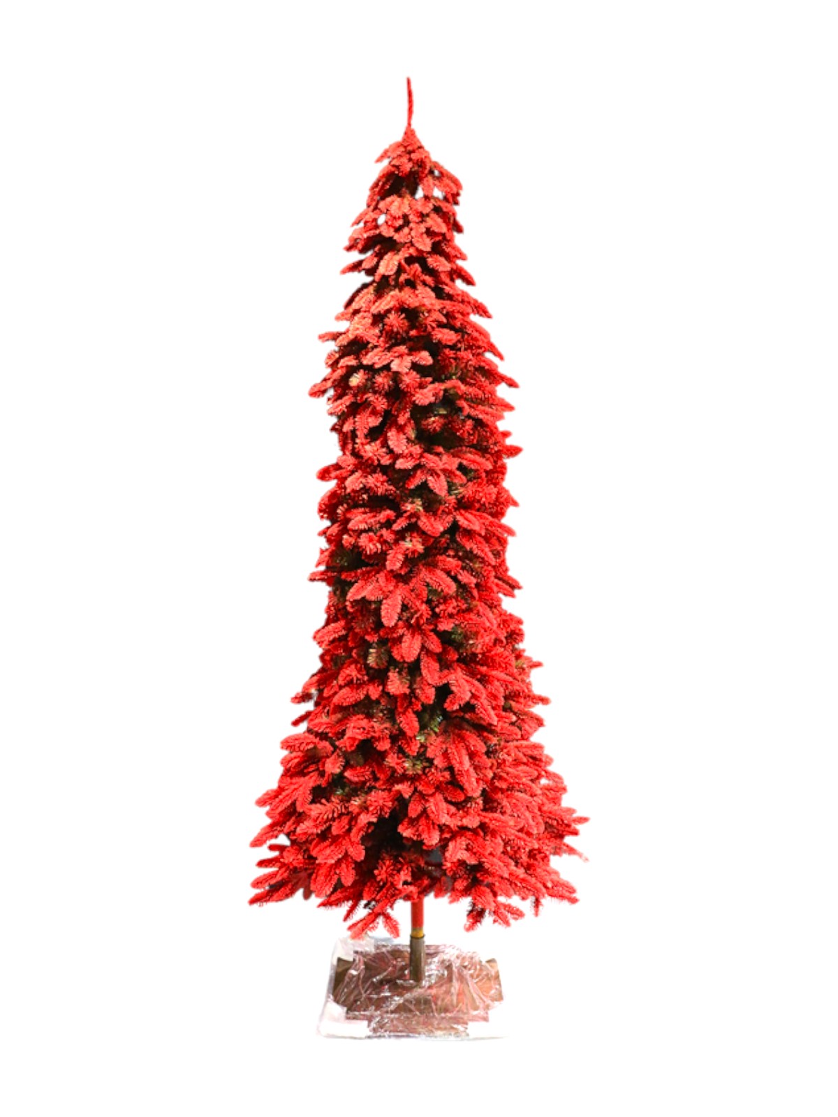 Árvore de Natal Berlim Premium de 210cm - Vermelha Flocada