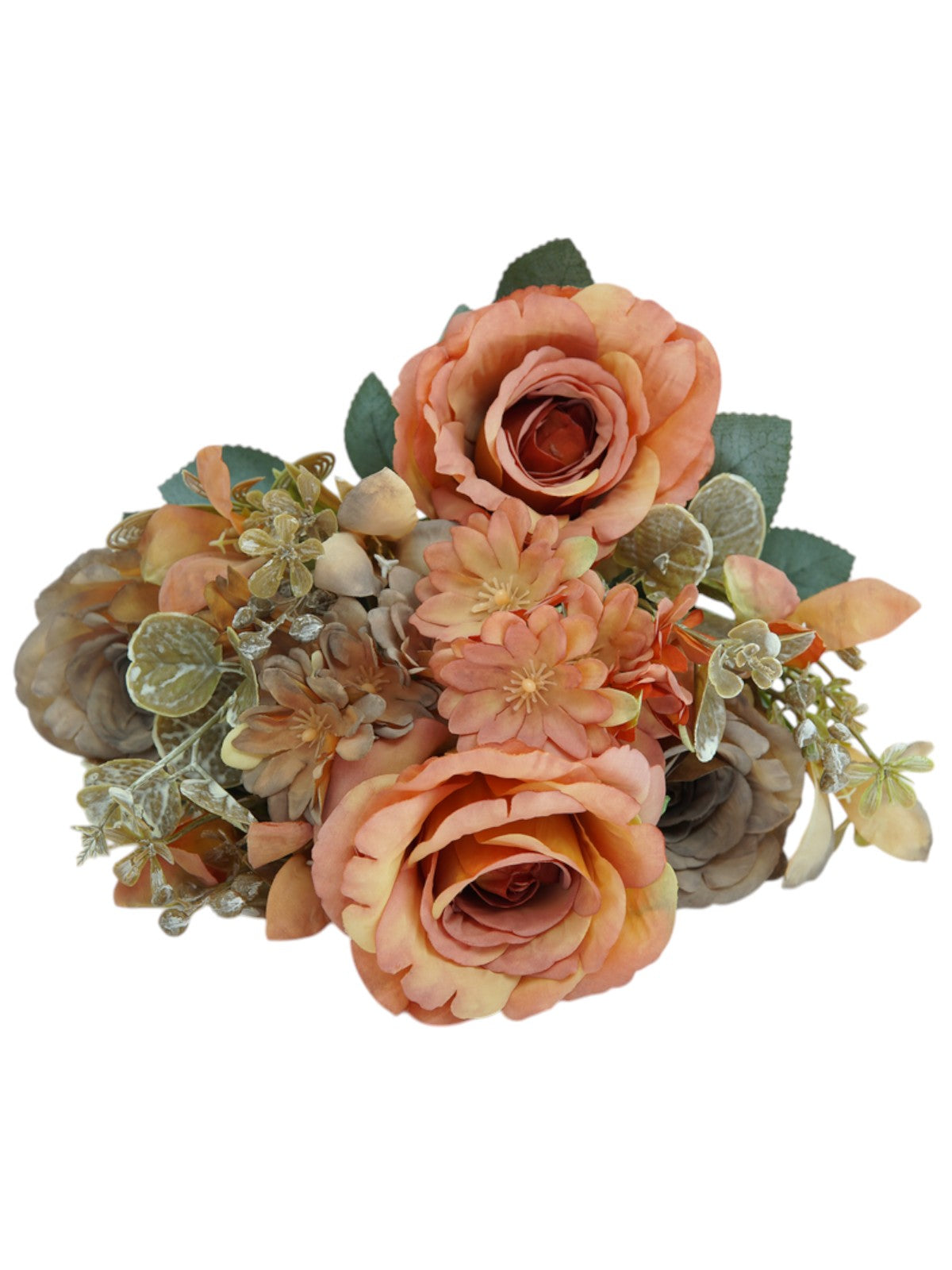 Buque Artificial Misto Rosas Premium - 45 cm