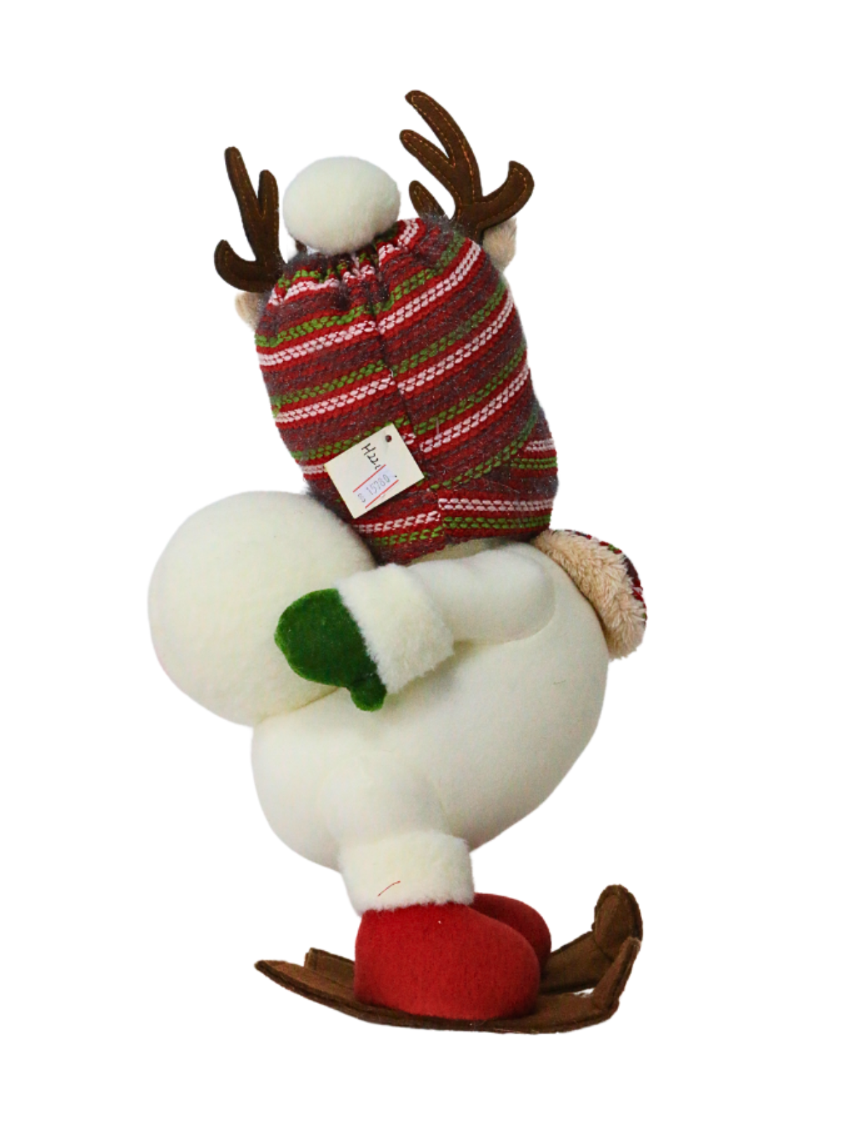 Boneco de Neve Natalino Vermelho - 38cm: Charmoso e Festivo