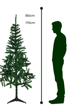 Árvore de Natal 180cm Verde